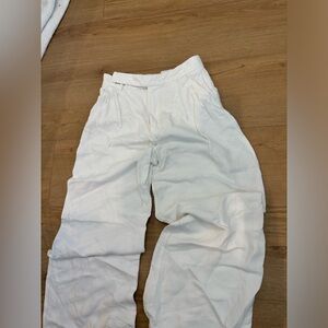 Zara white trousers